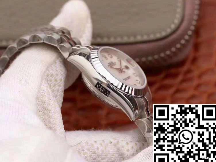 28MM Dial White Datejust Rolex Lady 1006